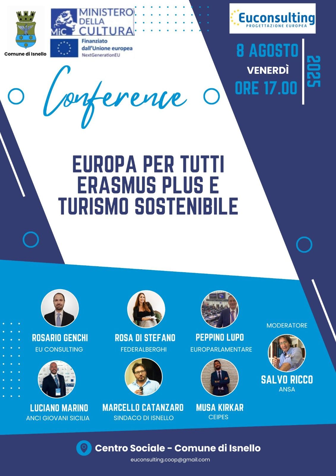 Centro Sociale Isnello. “Europa per tutti: Erasmus Plus e Turismo Sostenibile”